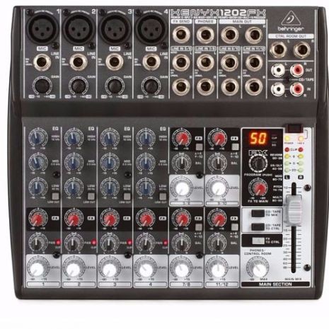 Mezcladora Behringer 1202FX 12 canales