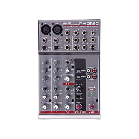 Mezcladora 4 Canales Phonic AM85