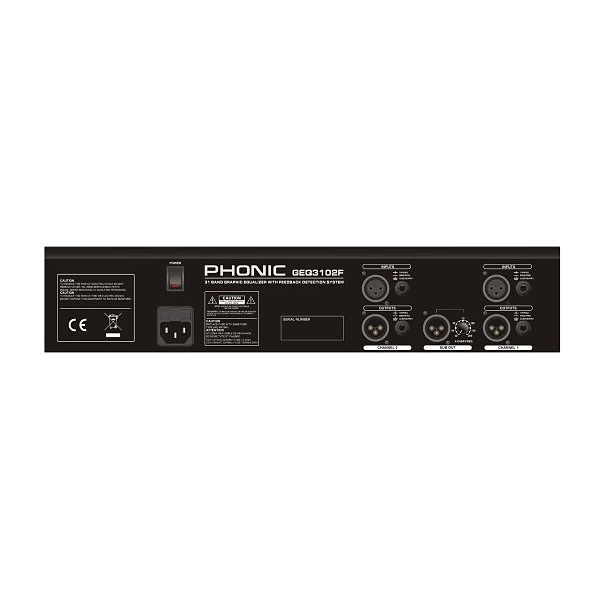 Ecualizador Phonic GEQ 3012F