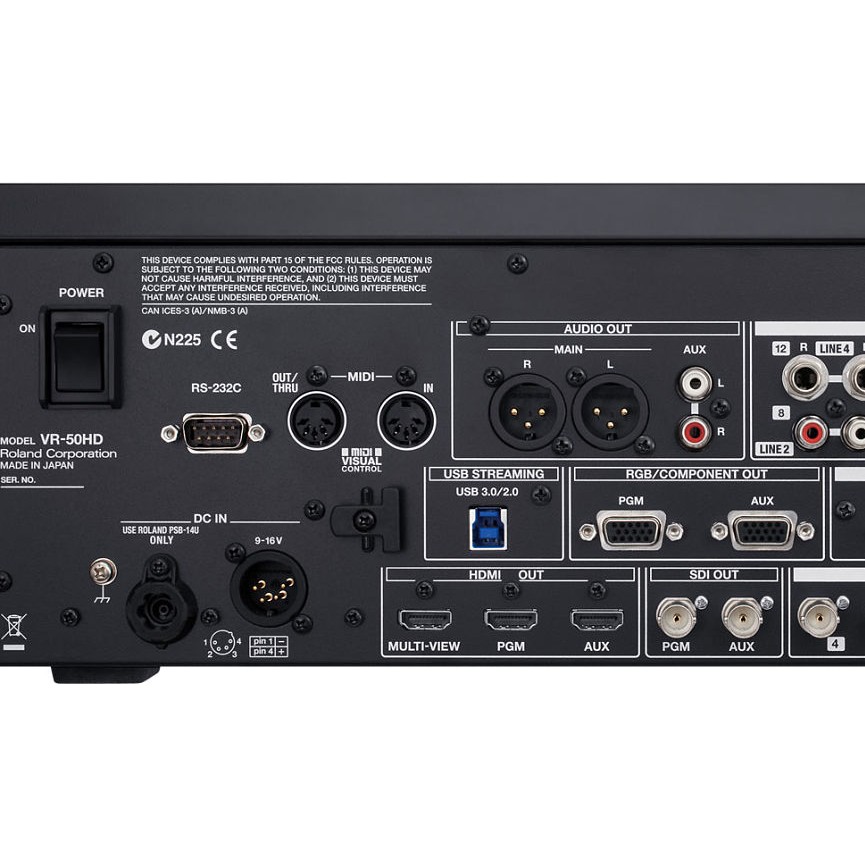 Mezcladora de video Roland VR-50HD 4 canales HDMI