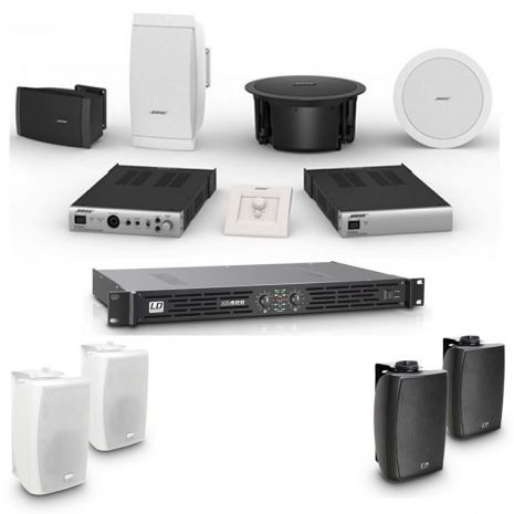 Paquete personalizado Bose para restaurante o local comercial