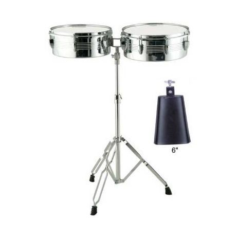 Timbales Con Cencerro Princess TBS-1413