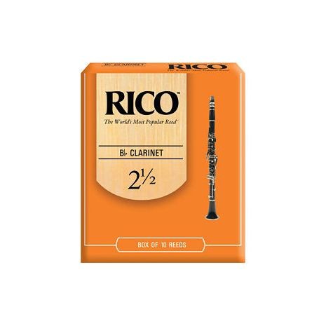 Caja De 10 Cañas Para Clarinete Rico Royal RCA 1025