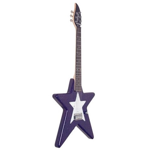 Guitarra Electrica Daysi Rock 14-7103 Forma De Corazon Rosa.