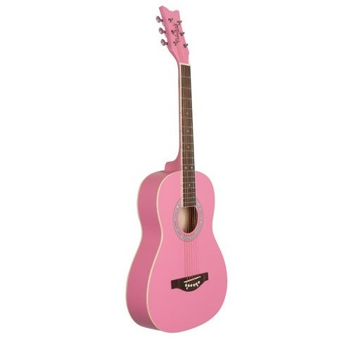 Paquete Guitarra Acústica Daisy Rock 14-7210 Rosa.