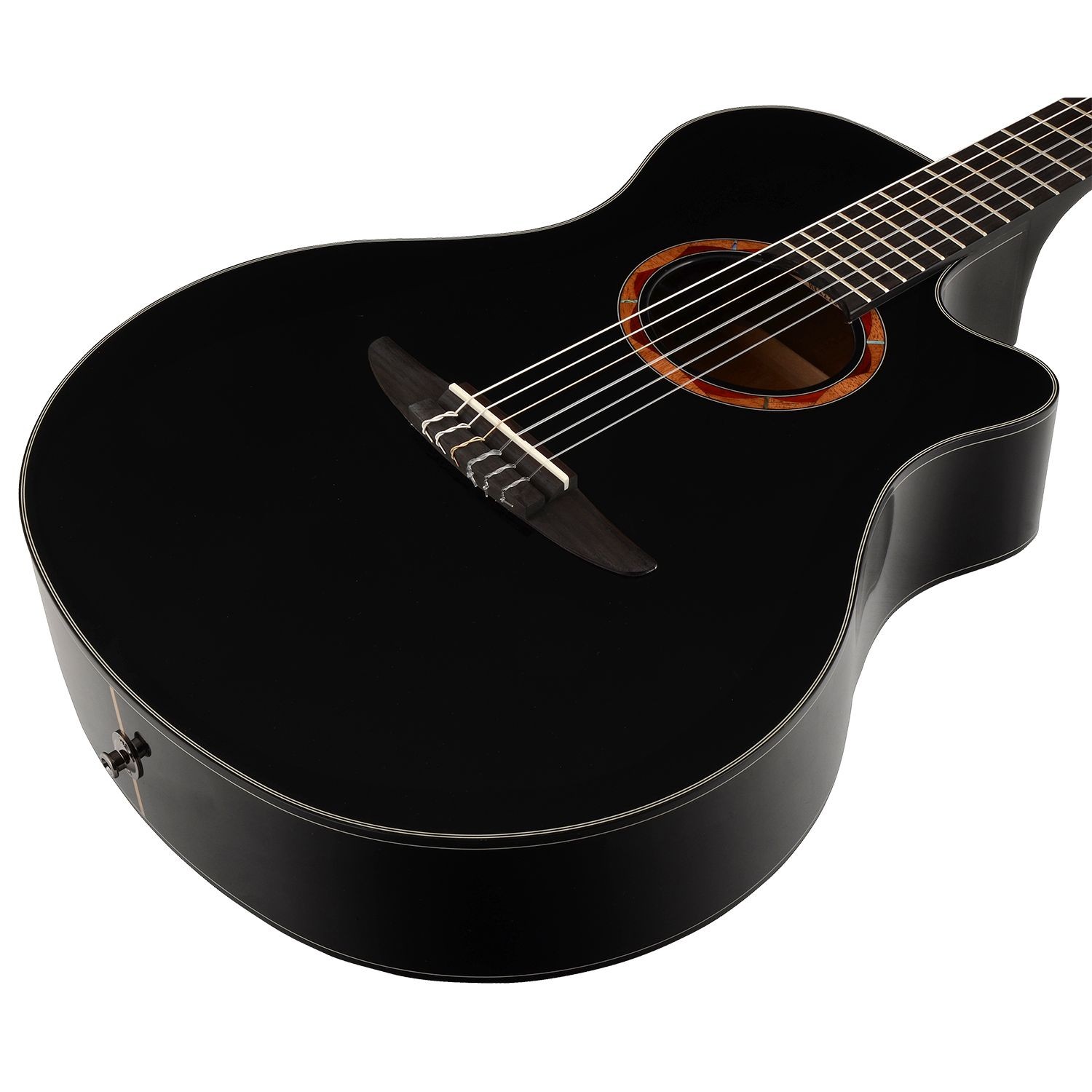 Guitarra Electroacustica Yamaha NTX700 Cuerdas De Nylon Negra