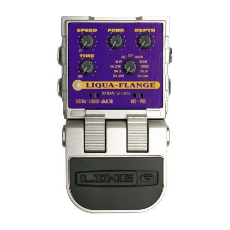 Pedal Line 6 Sliqflan Liqua Flange Pedal, pedal con tres tipos de flanger