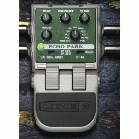 ECHOPARK	Echo Park Pedal, pedal con tres tipos de delay y modulación
