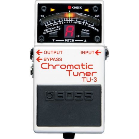 Pedal Efecto Boss TU-3 Afinador Chromatic Tuner